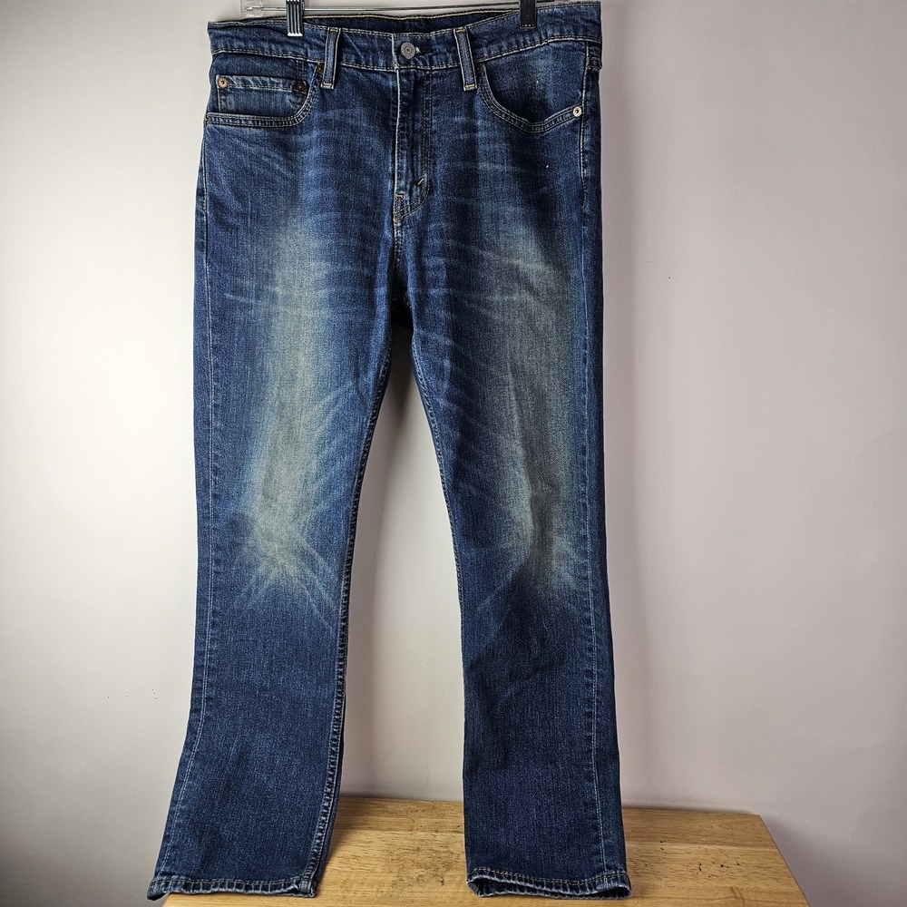 Levi's 511 Men's Jeans 34 x 29 Straight Leg Western Workwear Casual Stretch Blue